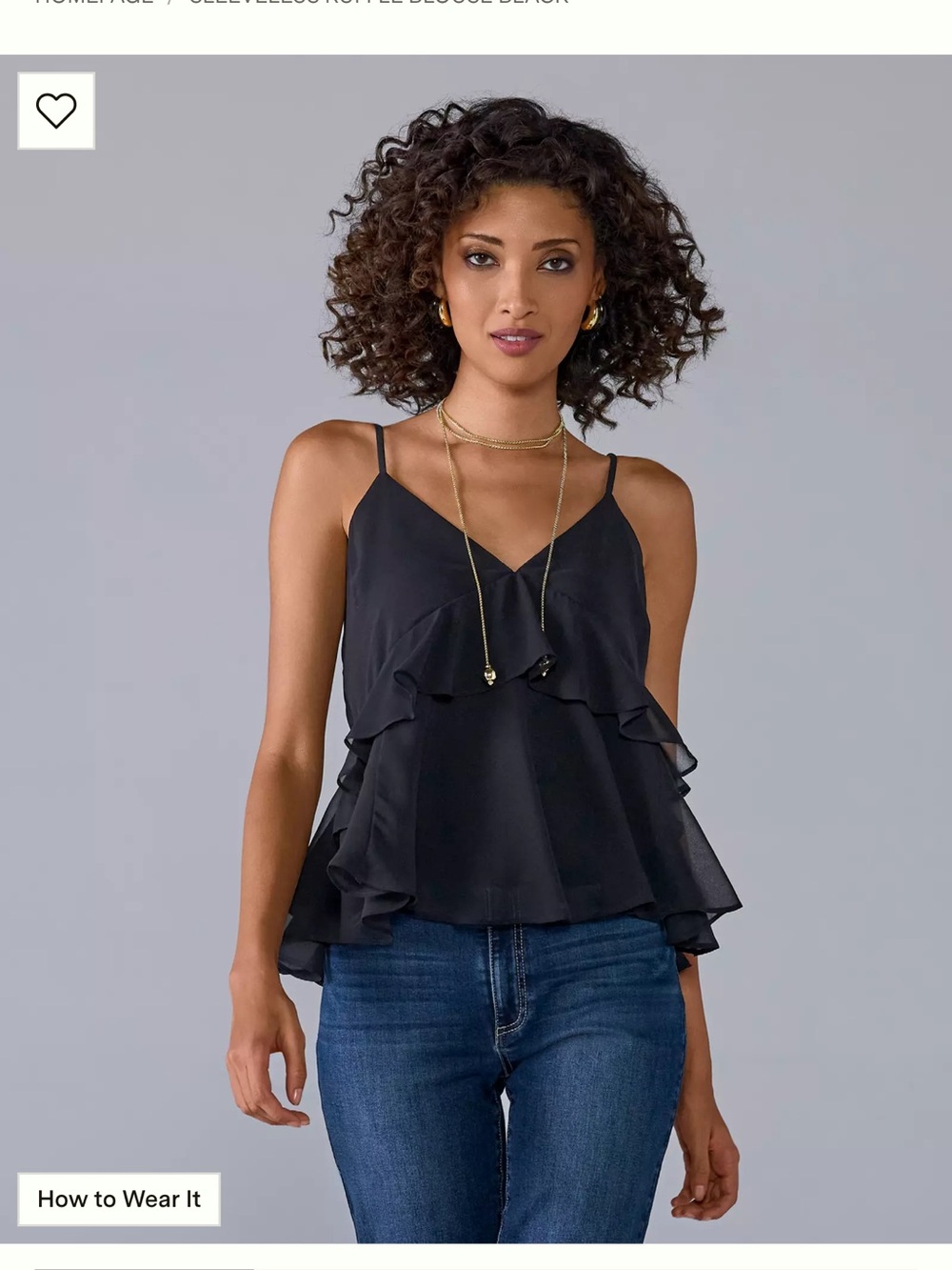 Brand new ‼️Boston Proper Black Ruffle V-Neck Camisole